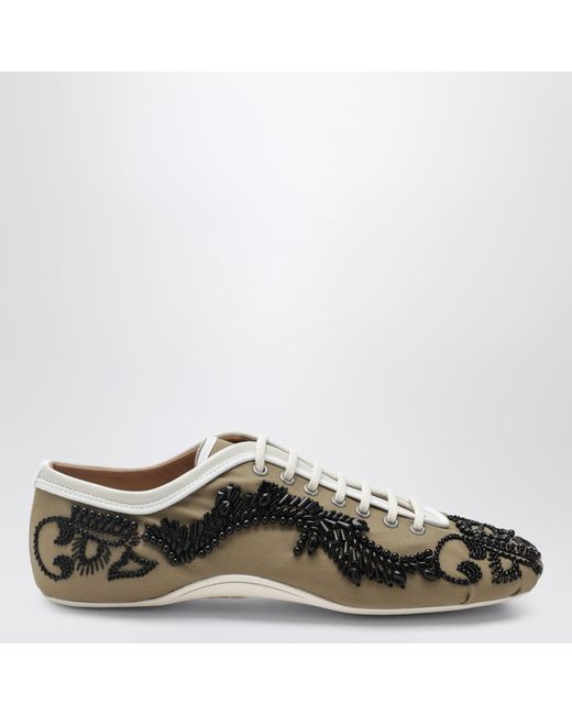 Dries Van Noten Women's Ballerina Sneakers With Embroidery