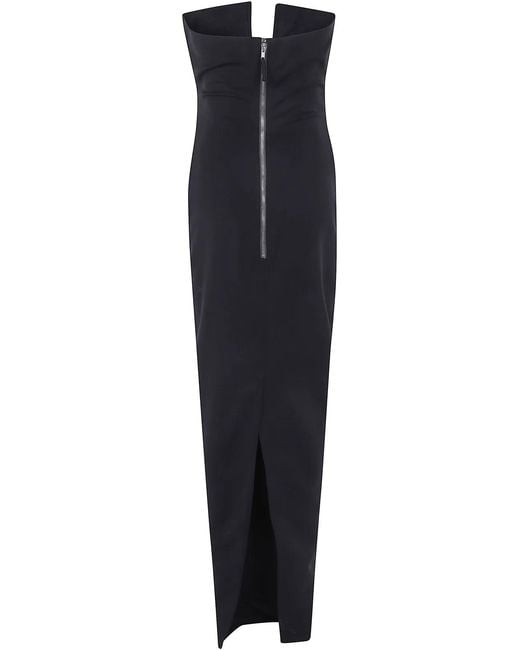 Rick Owens Black "Prong Gown" Dress