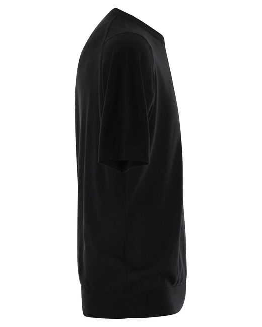 John Smedley Black Kempton for men