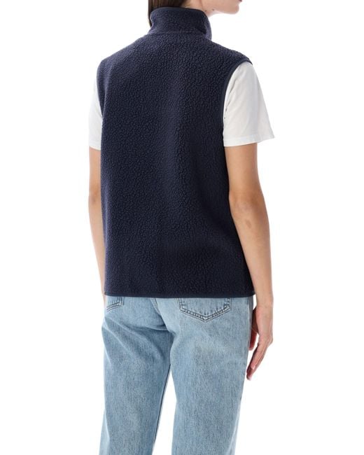 Patagonia Blue Retro Pile Vest