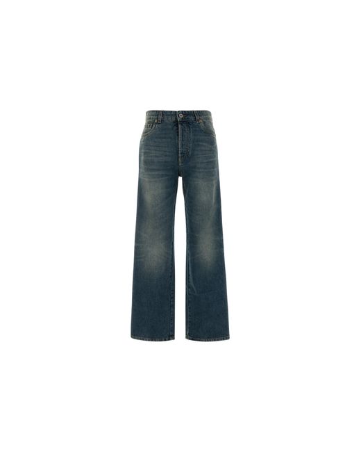 Miu Miu Blue Denim Trousers