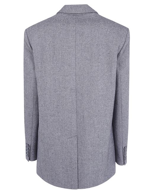 DR. HOPE Blue Singlebreasted Blazer Jacket
