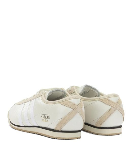 Adidas Originals White "Italy 70S" Low Top Sneakers for men