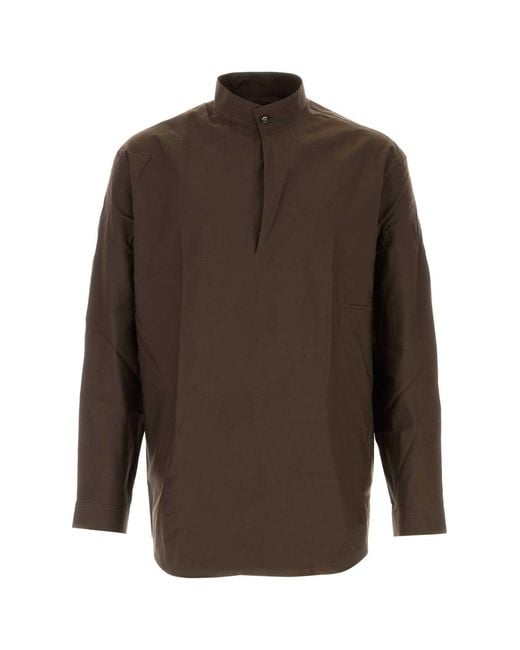 Lemaire Brown Vareuse Top Vareuse Top for men