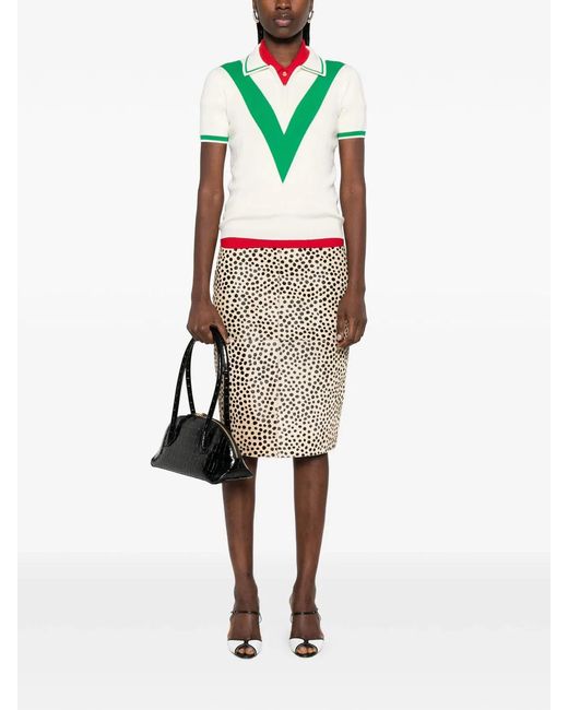 Valentino Garavani Green Polo Top