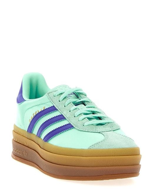 Adidas Originals Blue 'Gazelle Bold' Sneakers