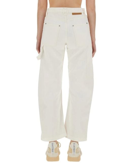 Stella McCartney Natural Utility Jeans With Banana Leg