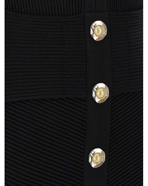 Balmain Black Bodycon Dress