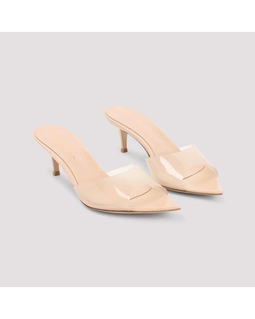 Gianvito Rossi Natural Open Toe Sandals