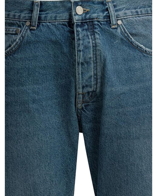 NN07 Blue Straight-Leg Jeans for men