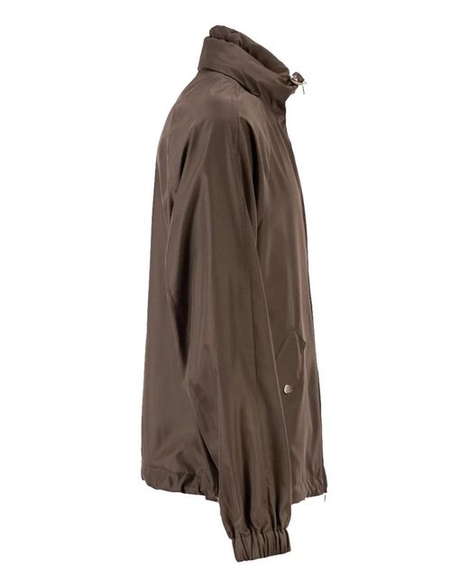 Brunello Cucinelli Brown Unlined Jacket for men
