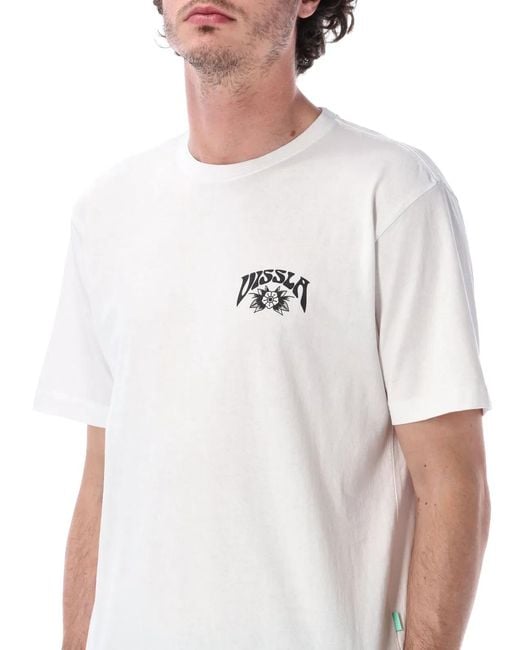 Vissla White Marooned Tee for men