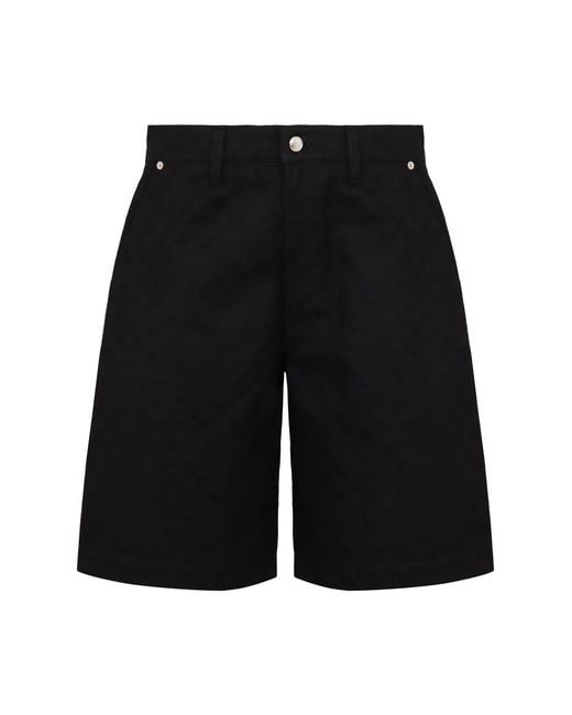 Gucci Black Short Gg Jacquard for men