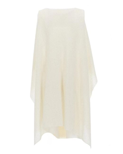 Fabiana Filippi White Sequined Cape