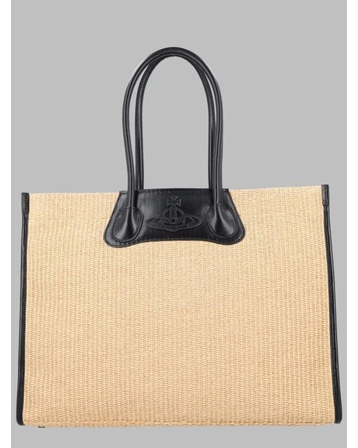 Vivienne Westwood Natural Borsa Tote "Troy"