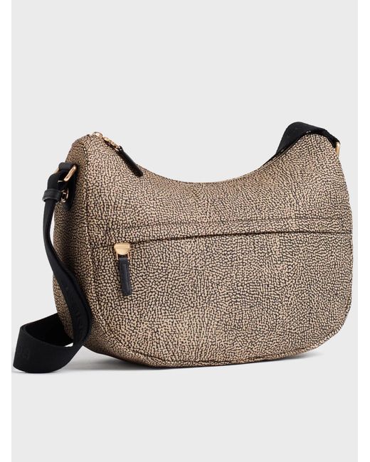 Borbonese Gray Luna Middle