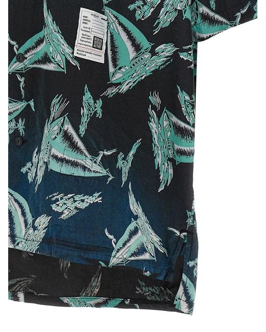 Maison Mihara Yasuhiro Blue Vintage Shirt for men