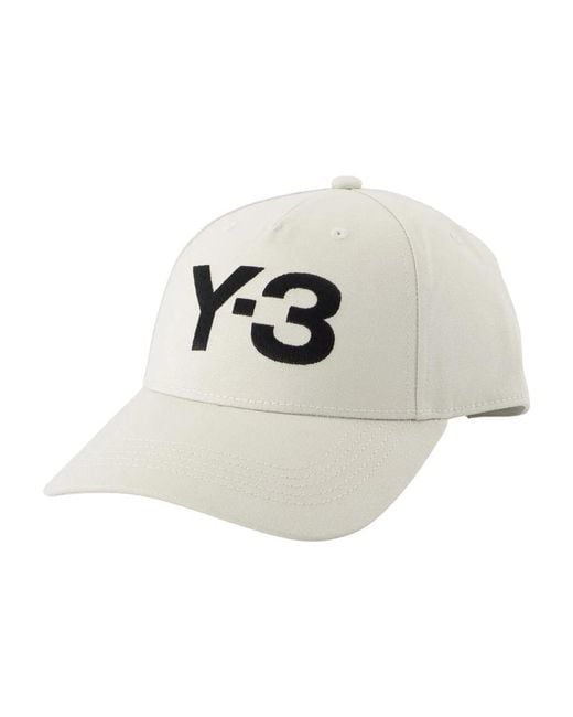 Y-3 White Logo Cap for men