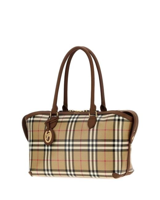 Burberry Metallic A:Ll Sm Zipped Tote:176237:A7026