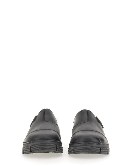 Ganni Gray City Sabots
