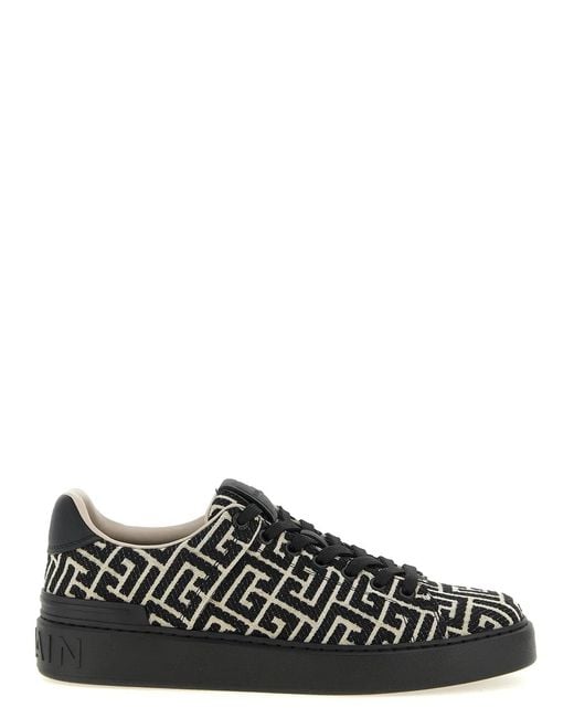 Balmain Black 'B-Court' Sneakers for men