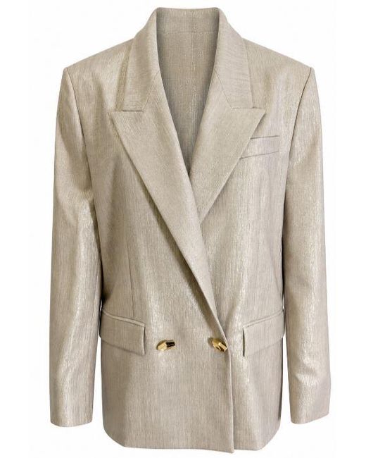 Pinko Natural Polyester Viscose Jacket