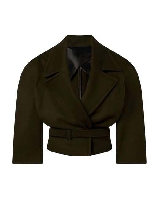 Stella McCartney Black Dark Wool Coat