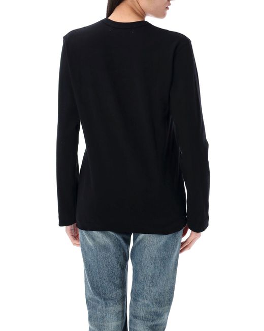 COMME DES GARÇONS PLAY Black Heart Long-Sleeve T-Shirt