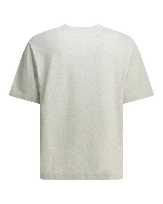 Jacquemus White "Gros Grain" Crew-Neck T-Shirt for men