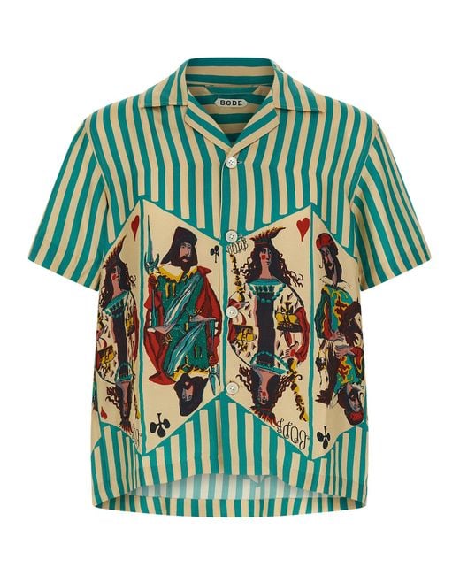 Bode Green 'Royals' Shirt for men