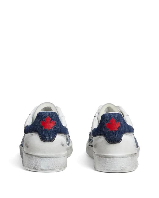 DSquared² White Boxer Sneakers for men