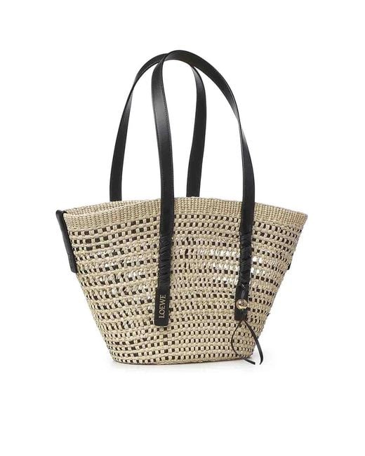 Loewe Natural Medium Braid Basket Bag