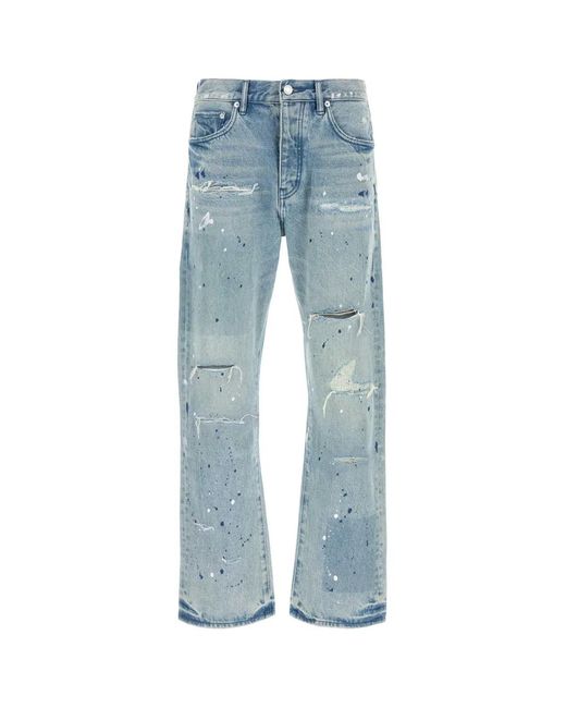 Purple Denim Blue Patch Repairs Foil for men