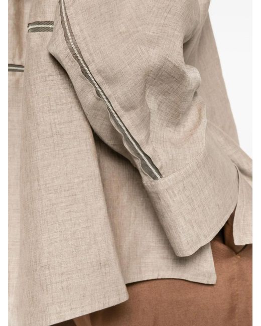Fabiana Filippi Natural Linen Shirt
