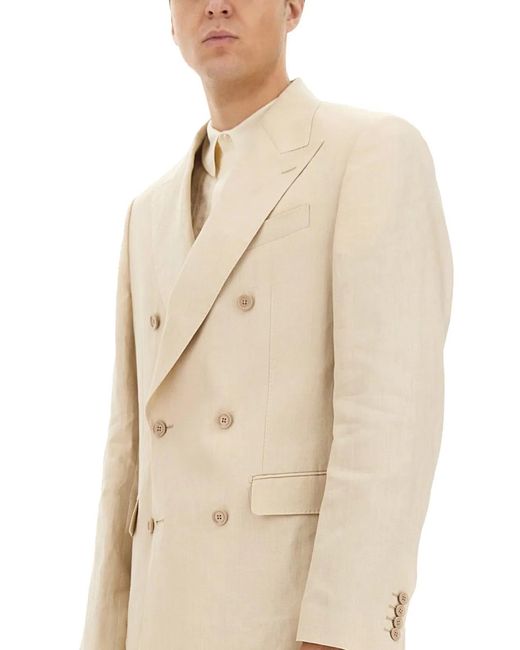 Dolce & Gabbana Natural Dolce & Gabbana Doublebreasted Jacket for men
