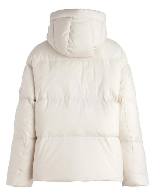 Tatras Natural Hooded Padded Coat