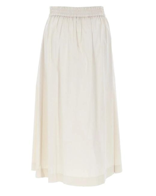 PT Torino White Gonna Midi "Doris"