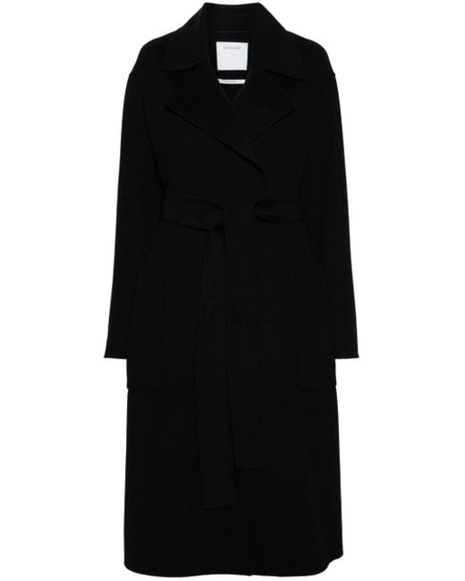 Max Mara Black Wool Long Coat
