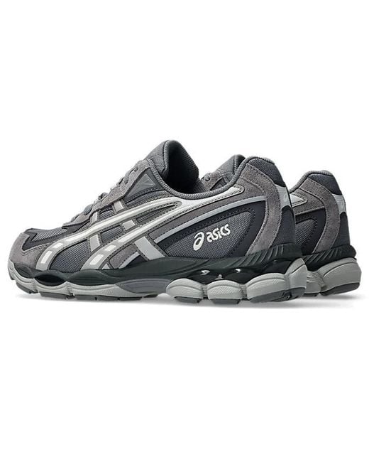 Asics Gray Leather Sneakers