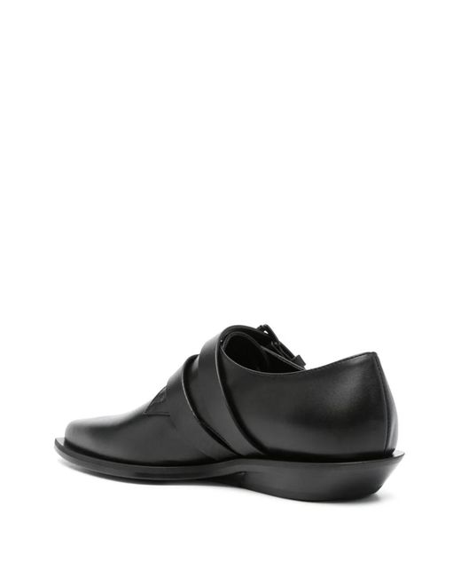 Ann Demeulemeester Black Bowie Double Monk Strap Shoes