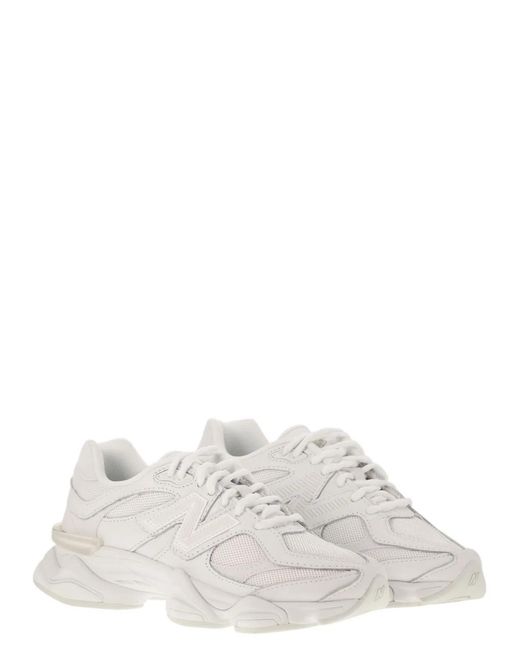 New Balance White 9060