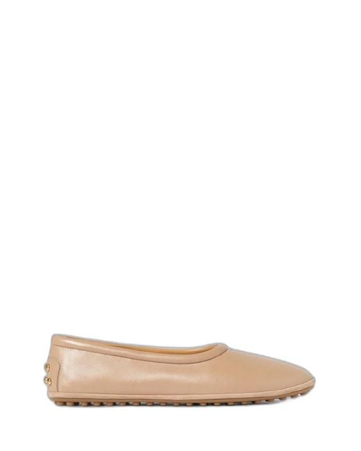 Tod's Natural Leather Ballets