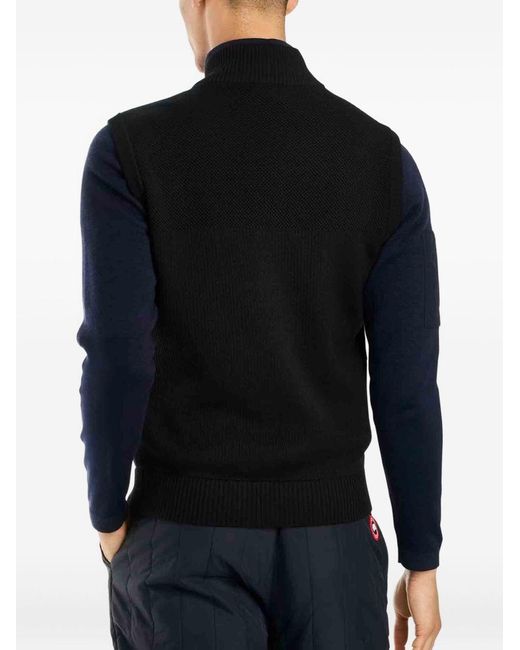 Canada Goose Black Hybridge Vest for men