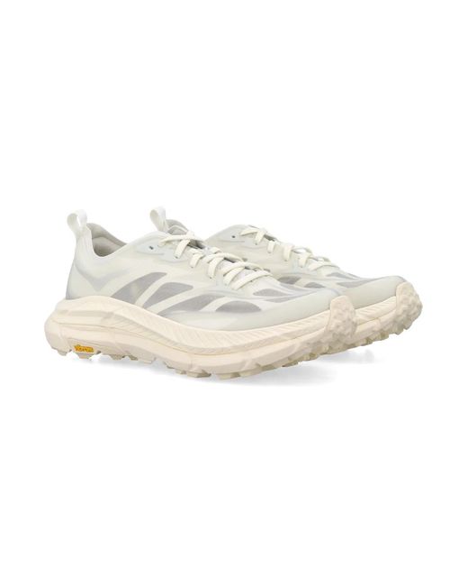 Hoka One One White U Mafate Speed 4 Lite Sneakers