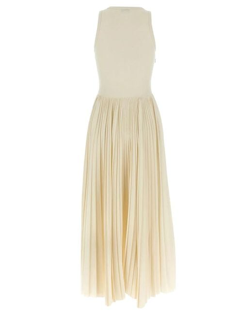 McQueen White Asymmetrical Dress