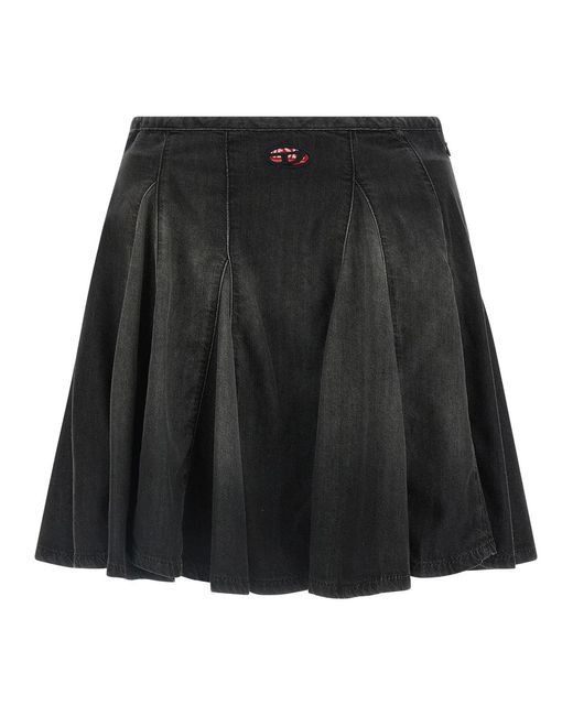 DIESEL Black 'De-Spiki-S' Skirt