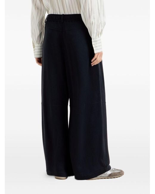 Brunello Cucinelli Blue French Terry Sweat Pants
