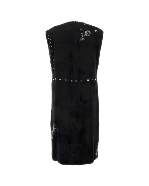 Prada Black Velvet Dress