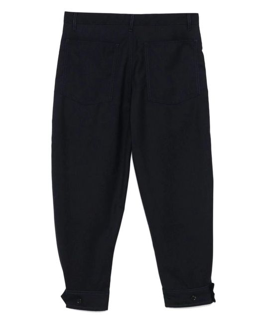 Comme des Garçons Blue Shirt Wool Pants for men