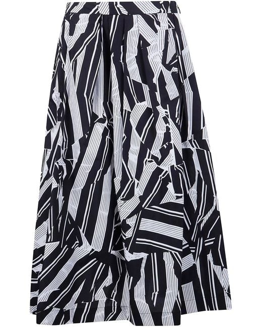 Dries Van Noten Black "Soni" Midi Skirt
